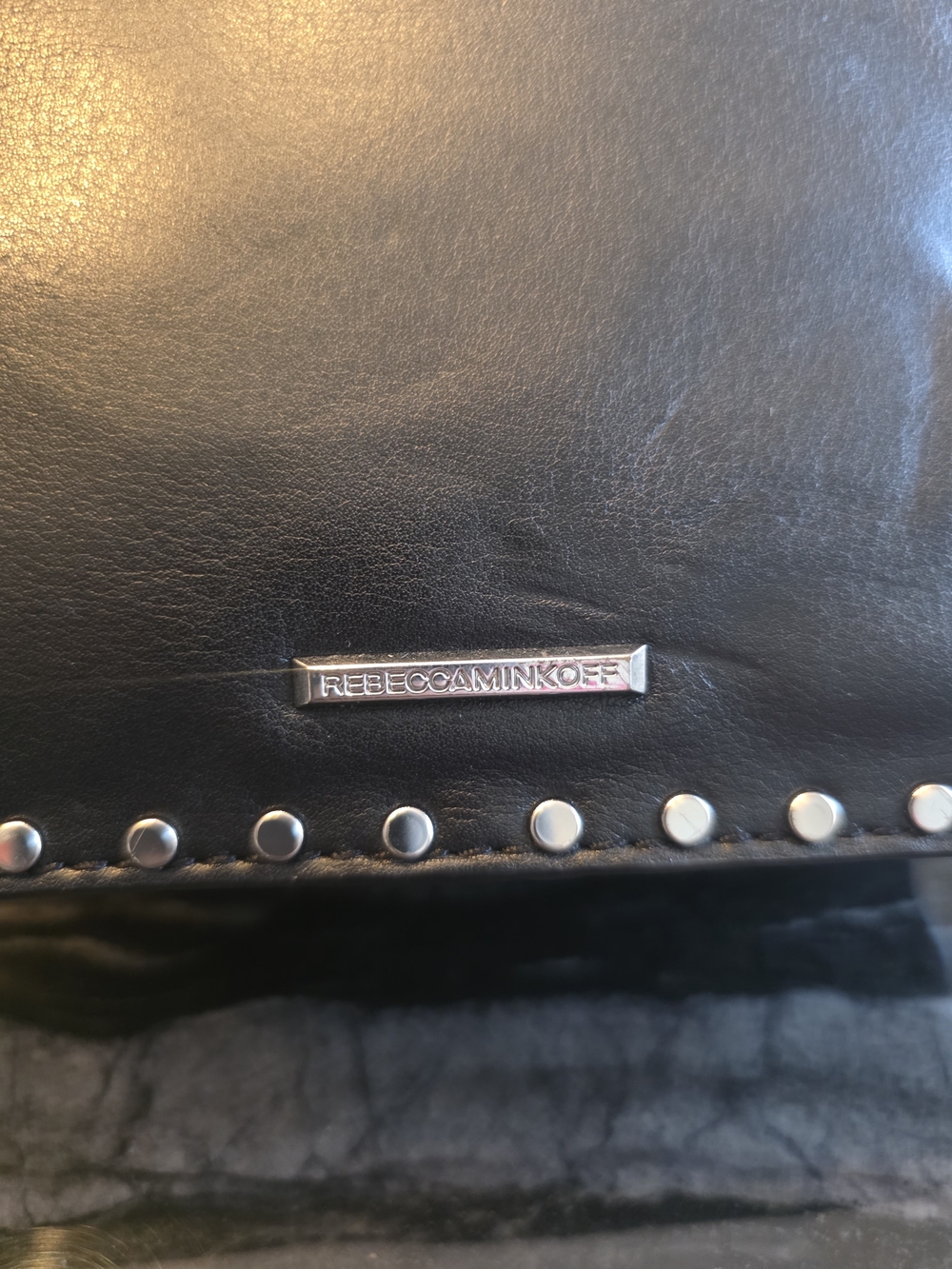 Rebecca Minkoff Crossbody Black Leather Bag Pristine Condition - Picture 5 of 9